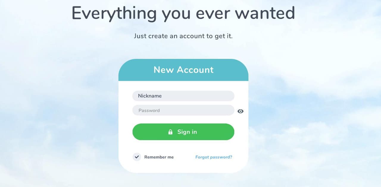 Create Account