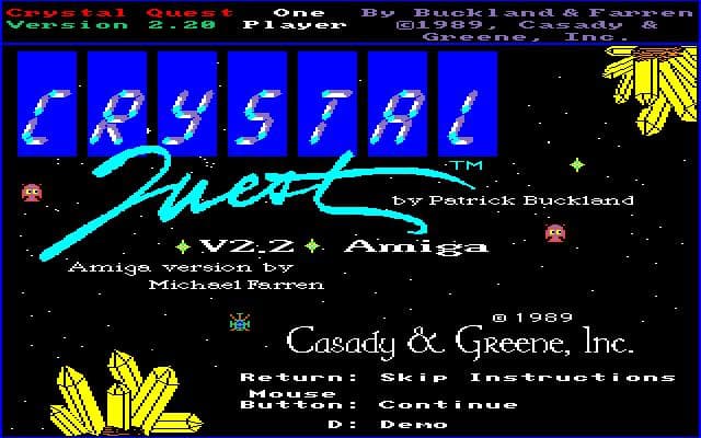 Crystal Quest (1987) screenshot 2