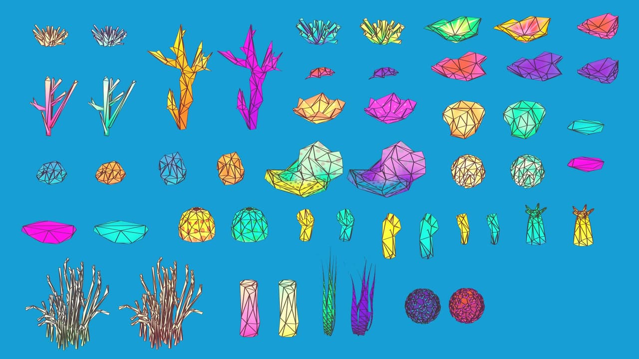 Stylized Underwater Creatures