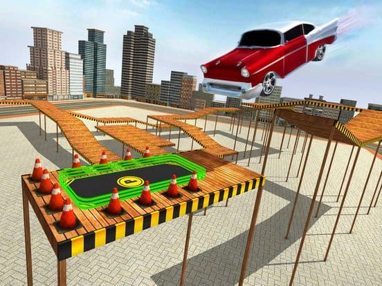 Classic Car Stunt Parking - Driving Simulator 2017 screenshot 4