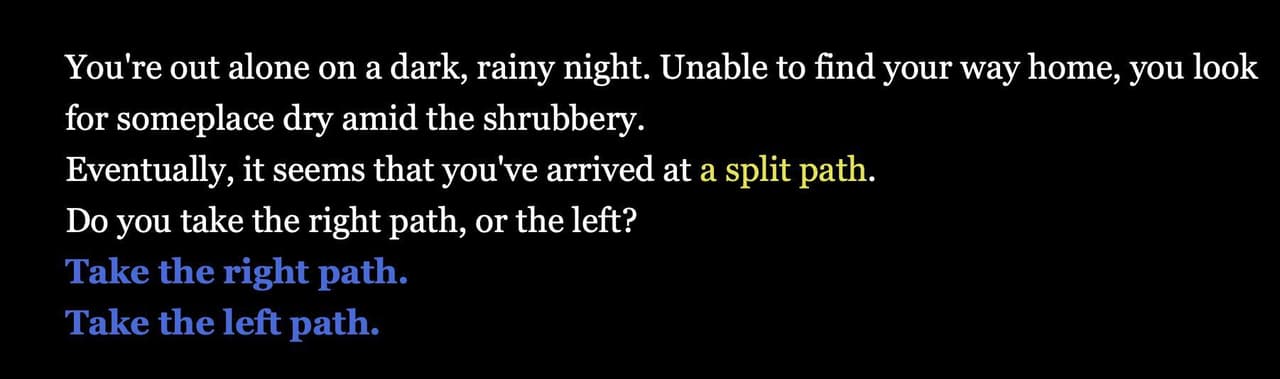 A Split Path