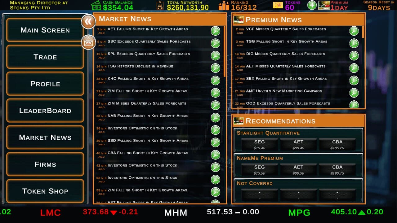 Stock Market Tycoon: Challenge screenshot 5