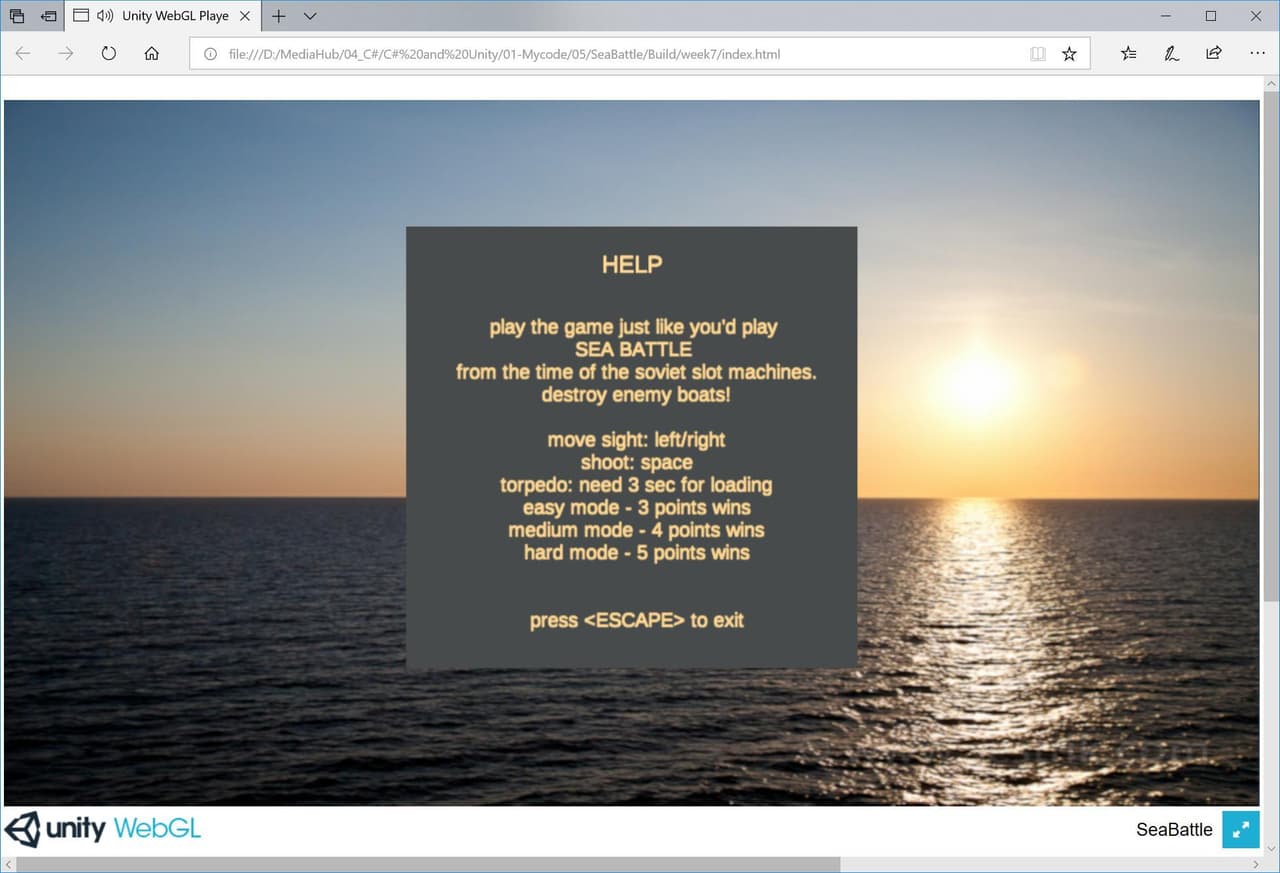 Sea Battle (itch) (a_tasja) screenshot 4