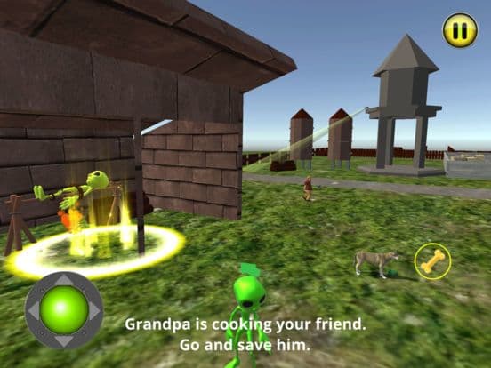 Green Alien-scary grandpa screenshot 4