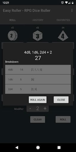 Easy Roller - RPG Dice Roller screenshot 3