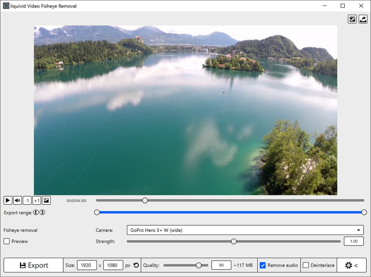 liquivid Video Fisheye Removal screenshot 5