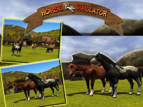 Horse Simulator - Wild Animal Riding Simulation Game to enjoy in Real 3D Farm Fields screenshot 4