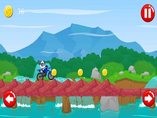 panda moto run