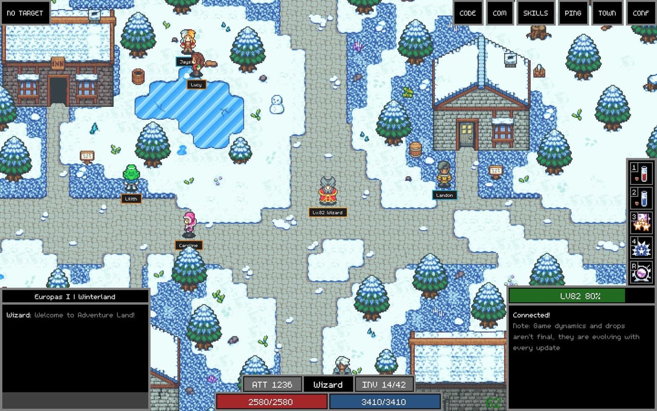 Adventure Land - The Code MMORPG screenshot 2