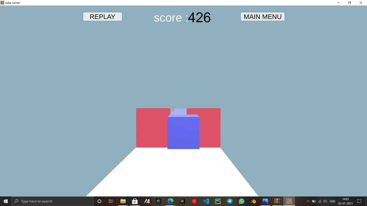 cube runner (itch) (vikky make games) screenshot 3