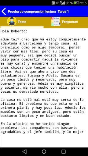 DELE A2 Home Nacionalidad Española screenshot 5