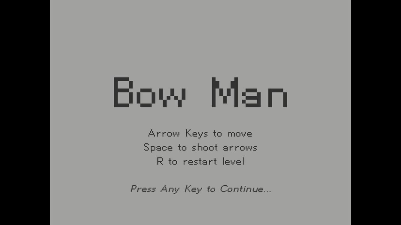Bow Man (itch) screenshot 2