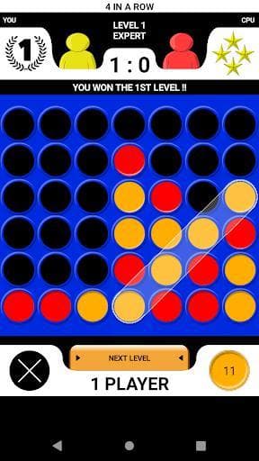 4 in a row - Board game for 2 players screenshot 2