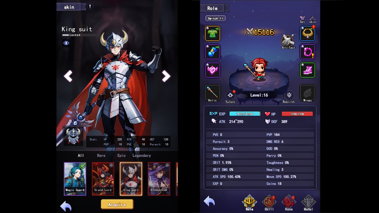 Pixel Dungeon RPG screenshot 2