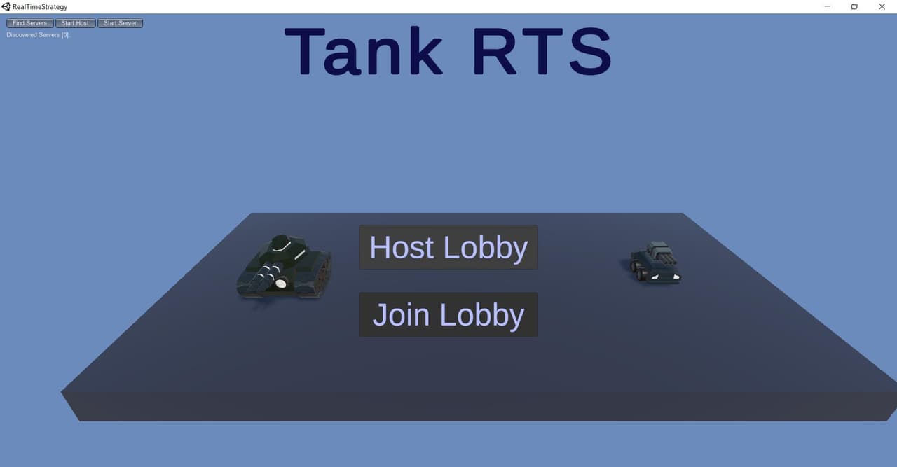 Tank RTS Local Multiplayer