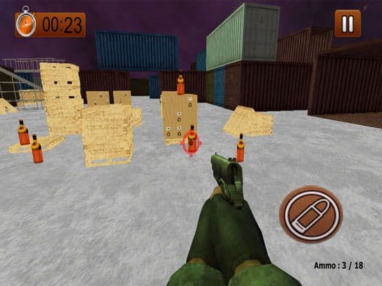 Sniper Gun Bottle Shooting 3D screenshot 5