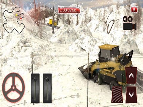 Snow Plow Rescue Truck Driving 3D Simulator screenshot 3