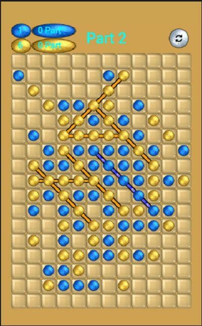 the points, 5 in line
