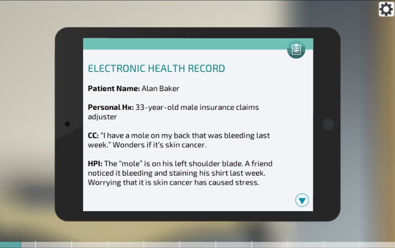 Clinical Encounters: Alan screenshot 2