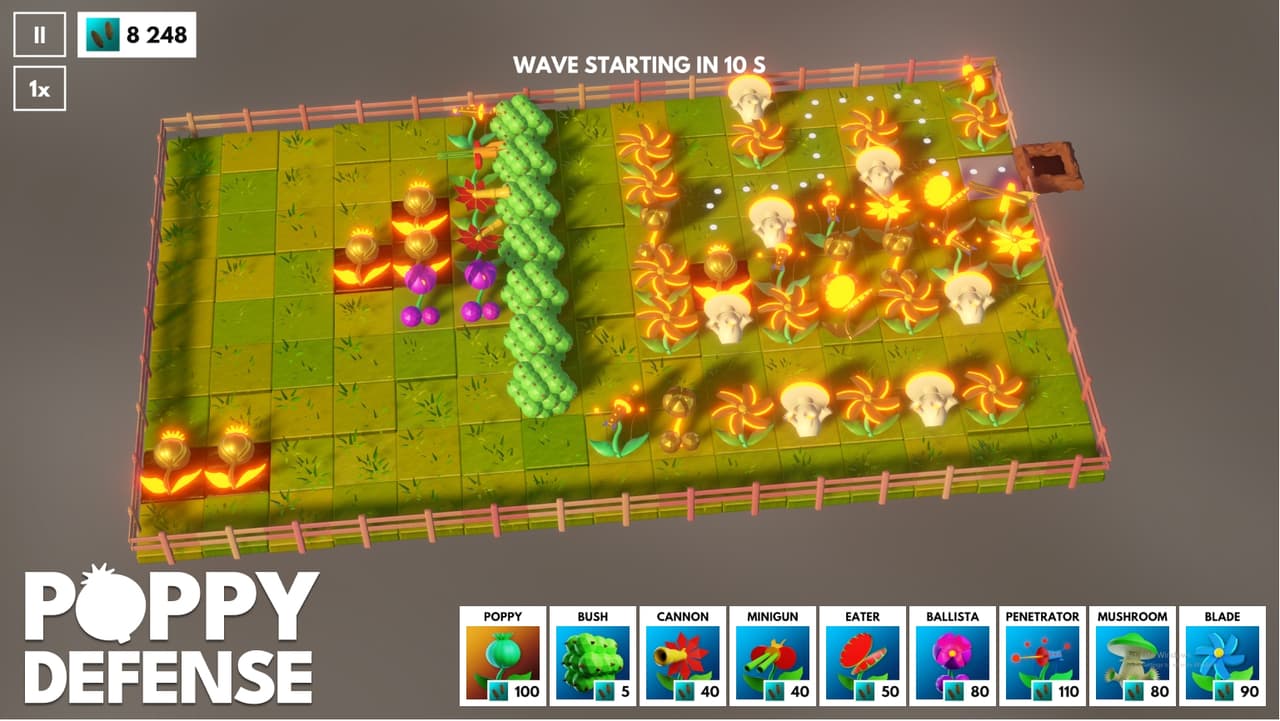 Poppy Defense screenshot 2