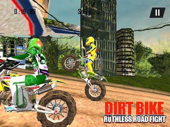 Dirt Bike Road Fight Racing screenshot 4