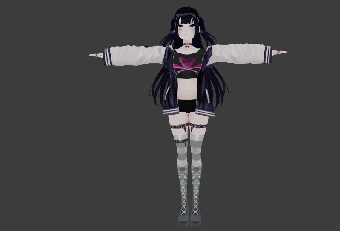 Nami - GAME READY LOW POLY ANIME CHARACTER GIRL screenshot 6