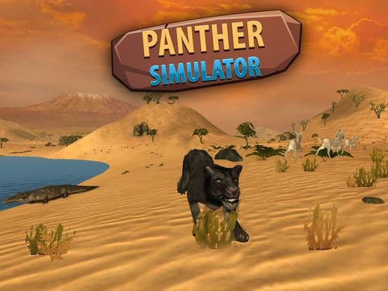 Black Wild Panther Simulator 3D - Be a wild cat in animal simulator! screenshot 4