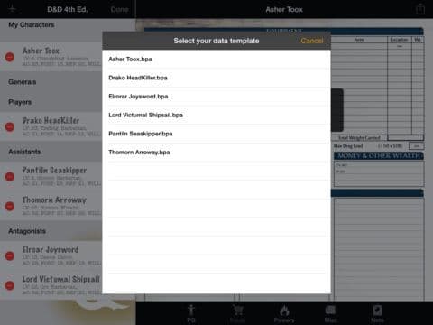 Real Sheet Unlimited: D&D 4th Edition screenshot 4