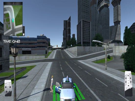Crazy City Taxi Car Driver 3D screenshot 4