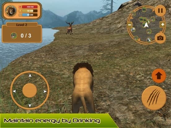 Wild Lion Simulator Attack 3D screenshot 4
