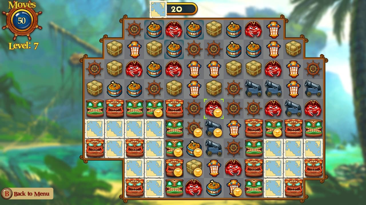 Match Three Pirates II screenshot 3