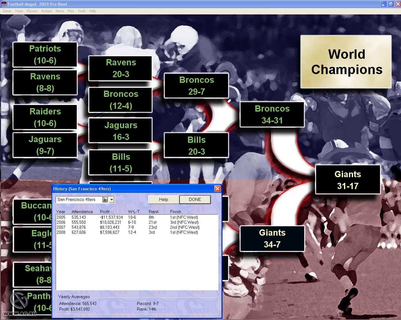 Football Mogul 2006 screenshot 2