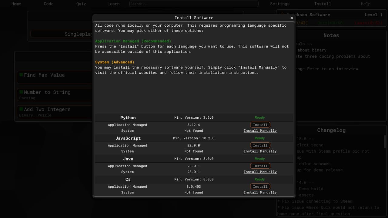 Code Trainer