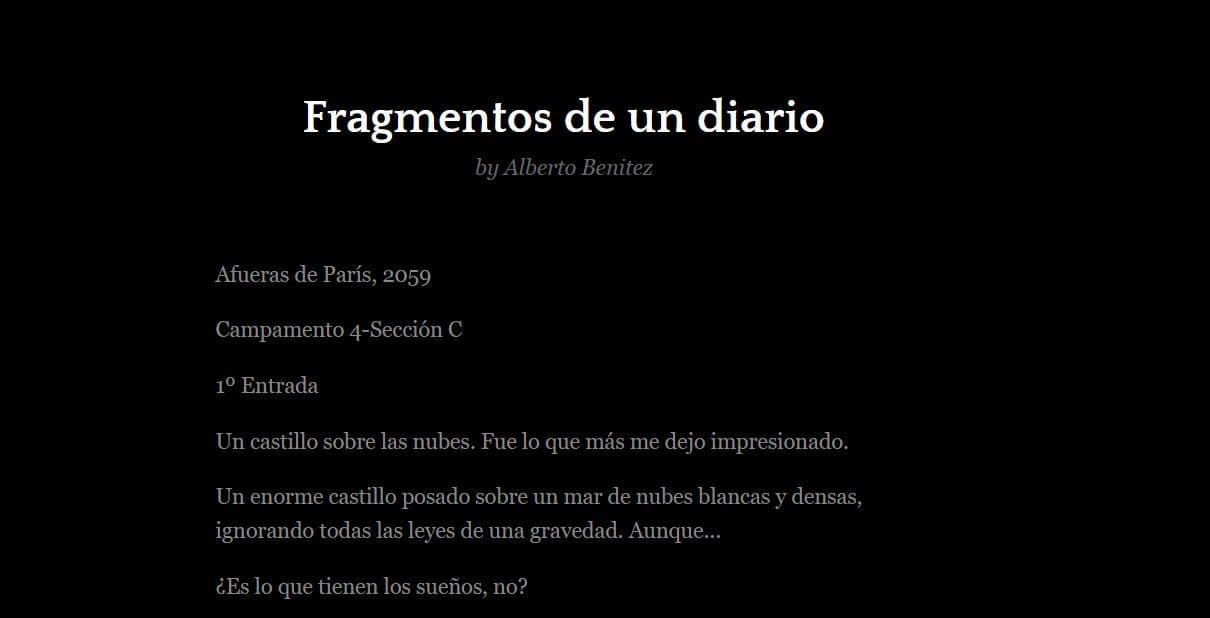Fragmentos de un diario