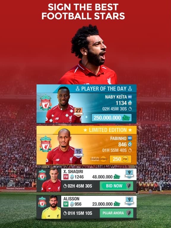 LIVERPOOL FC FANTASY MANAGER screenshot 3
