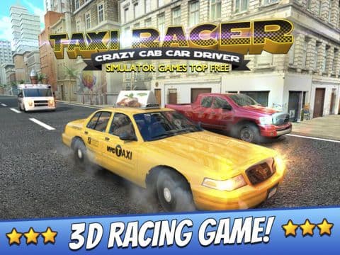 Taxi Racer . Crazy Cab Car Driver Simulator Games Top Free screenshot 2