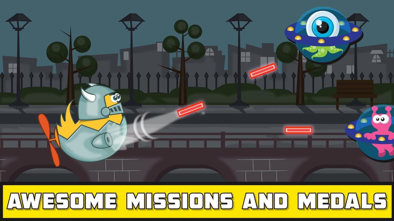 Alien Hunter: Flight Shooter - IOS & Android screenshot 3