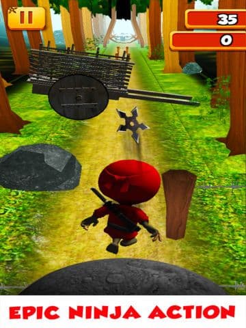 3D Tiny Ninja Fun Run Free - Mega Kids Jump Race To The Aztec Temple Games screenshot 3