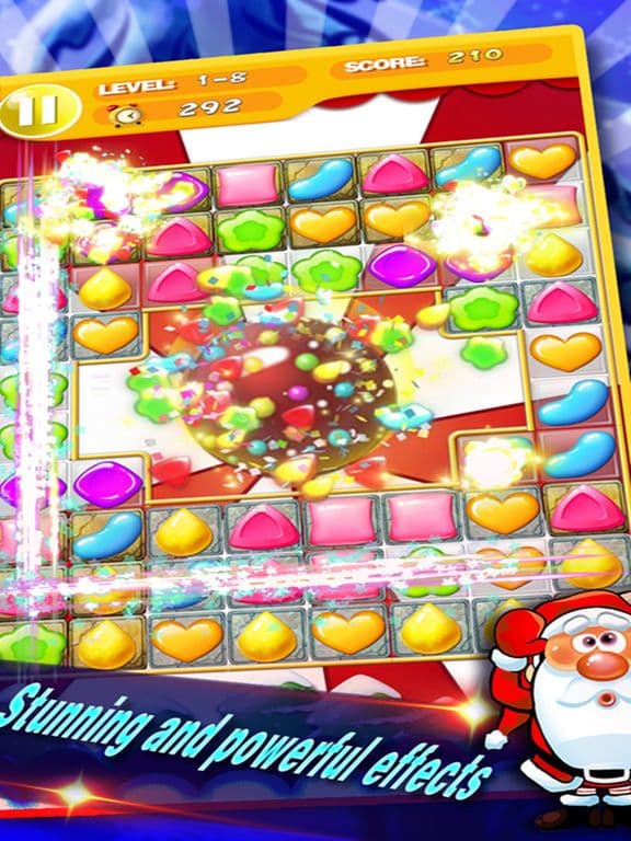Candy Bubble Crush Christmas Edition- Most popular time killer sweet casual game screenshot 2