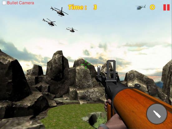 Bazooka Helicopter Shooting Sniper Game screenshot 2