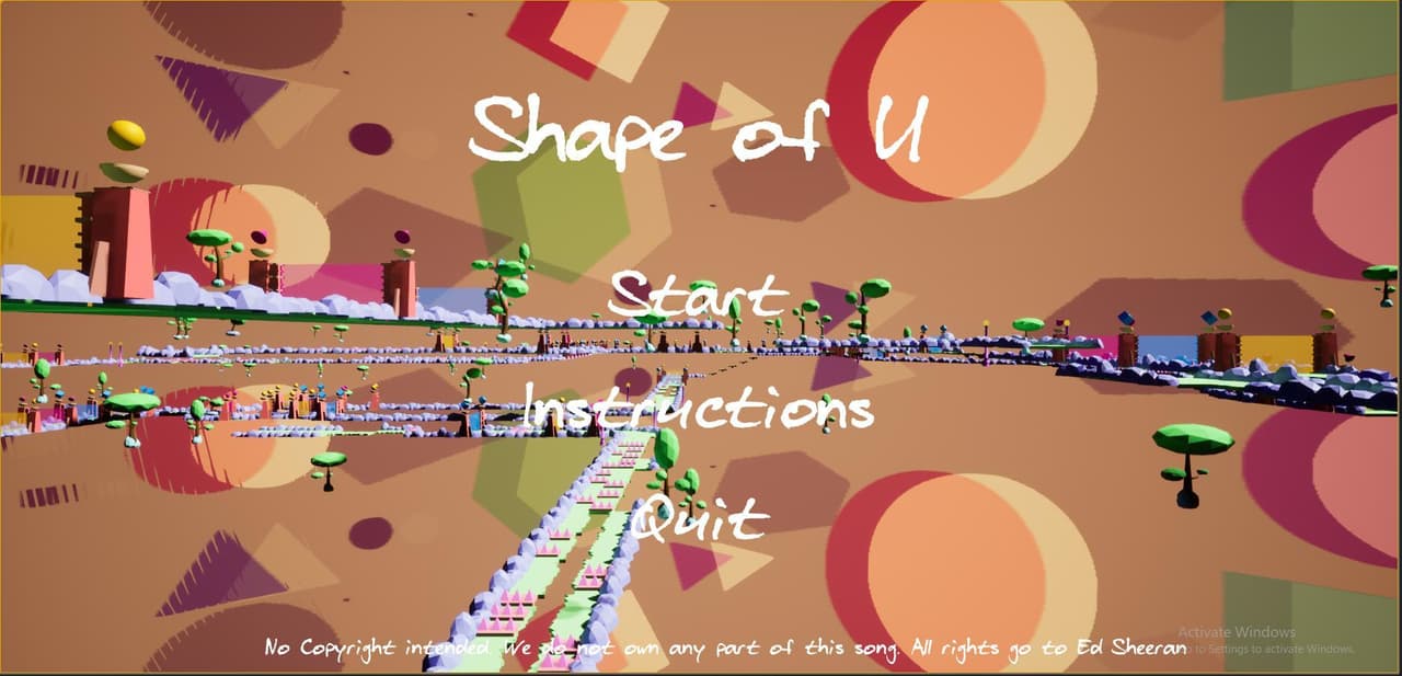 Shape of U