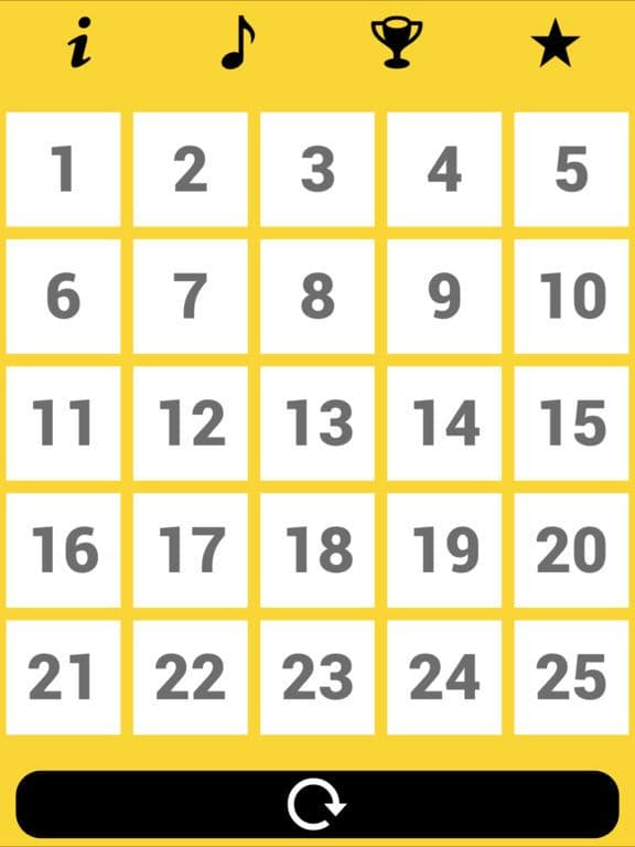 25 Numbers Speed & Reflex Challenge screenshot 2