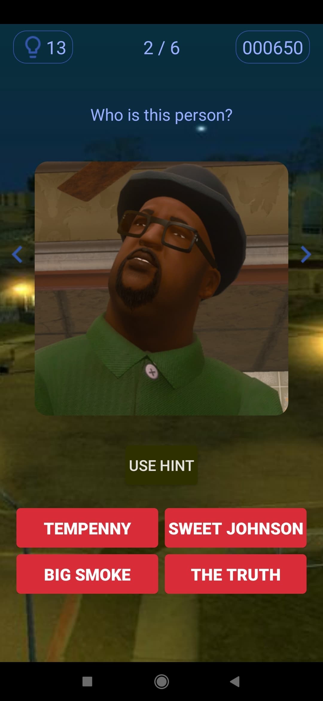 San Andreas Quiz App screenshot 2