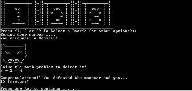 Super Extra Console Dungeon Game
