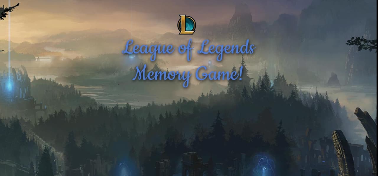 League of Legends Memory Game