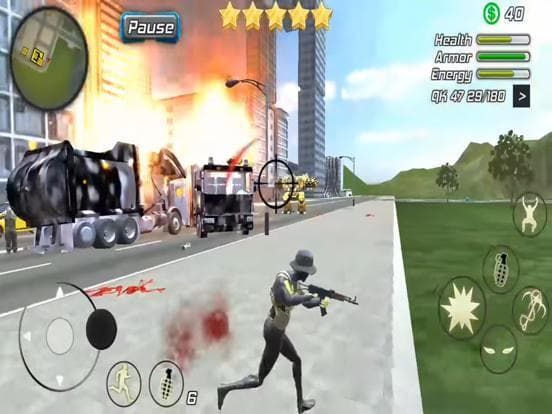 Spider Rope Flying City Hero screenshot 3