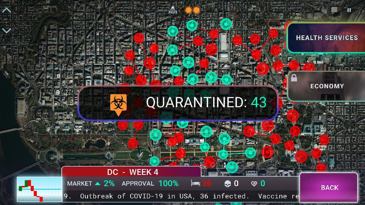 Outbreak Containment Simulation (FREE DEMO) screenshot 2