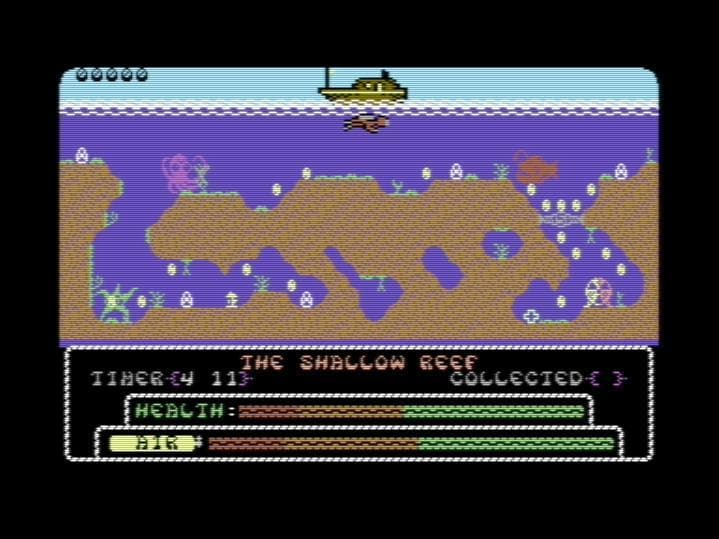 Exploding Fish (Commodore 64 game) screenshot 4