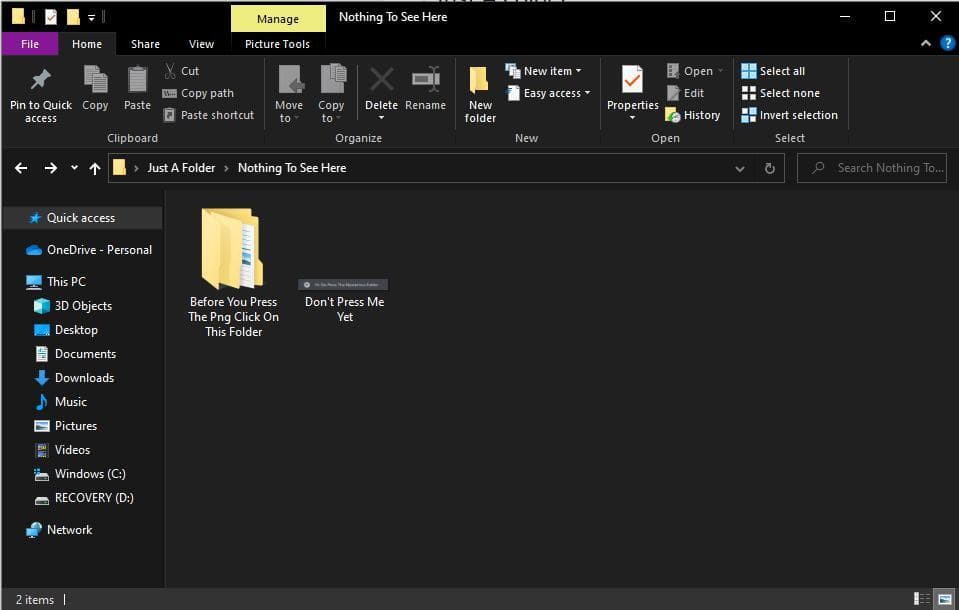 Just A Folder