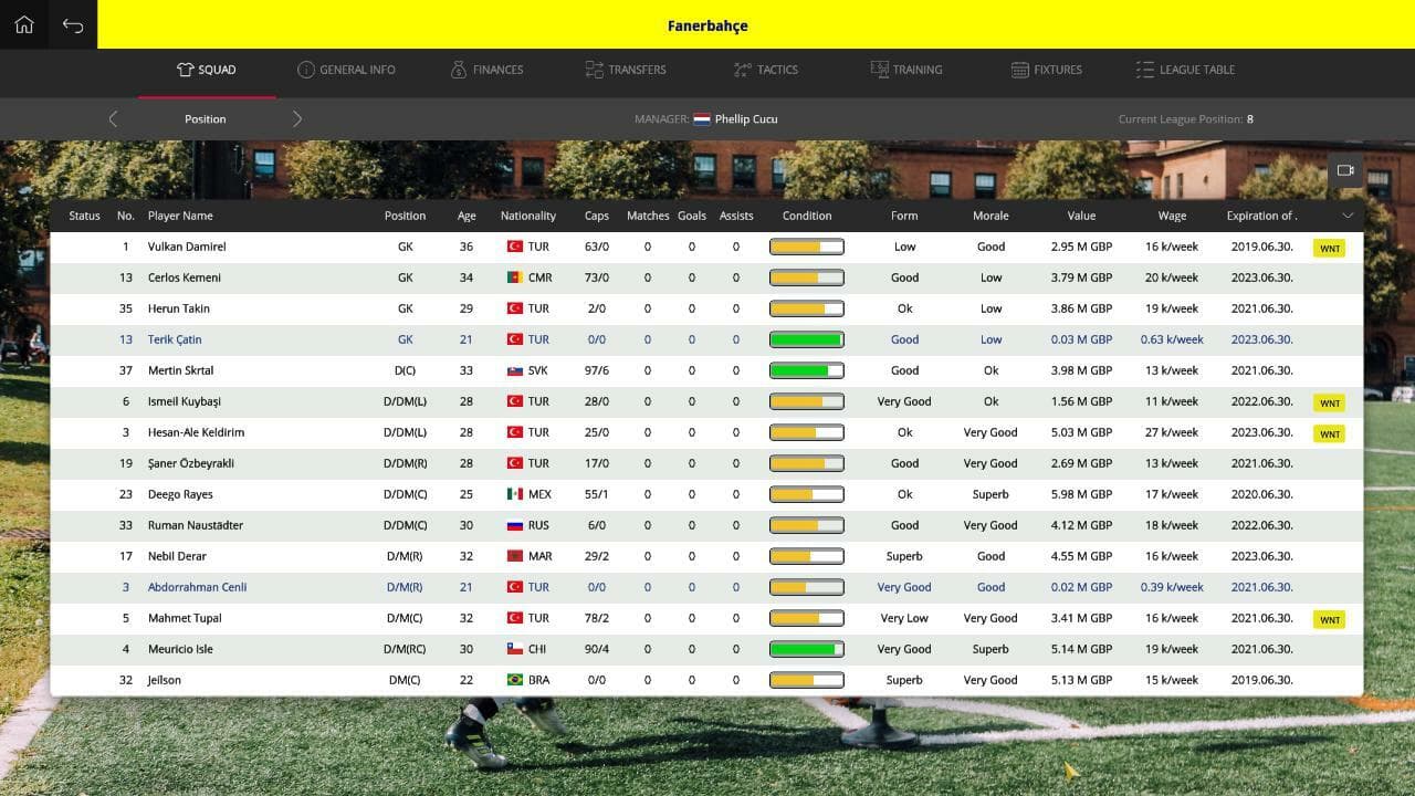 Global Soccer: A Management Game 2019 screenshot 5